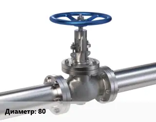 Задвижка нержавеющая 80 Ру16